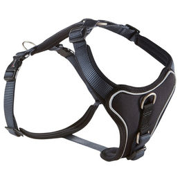 Wolters Professional Comfort Hundegeschirr Mini aus Nylon Grau Schwarz Brustumfang 30 - 35 cm – Bild 1 von 3