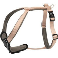 Produktbild von Wolters Professional Comfort Hundegeschirr Nylon beige braun Größe L wasserabweisend