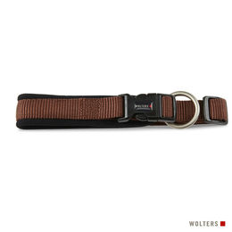 Produktbild von Wolters Professional Comfort Hundehalsband aus Nylon in Tabac/Schwarz 55-60 cm Breite 35 mm