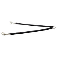 Produktbild von Wolters Professional Doppelleine aus Nylon Schwarz Größe S 30cm