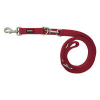 Produktbild von Wolters Professional Führleine Classic für Hunde aus Nylon in Himbeerrot Grösse M 300cm x 15mm - 300 cm