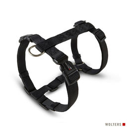Produktbild von Wolters Professional Mops&Co Hundegeschirr aus Nylon in Graphit Grau Schwarz 50-80 cm