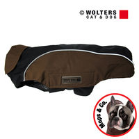 Produktbild von Wolters Regenjacke Easy Rain für Hunde in Schwarz/Kastanie