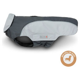 Produktbild von Wolters Regenjacke Easy Rain für Dackel grau aus Polyester waterproof