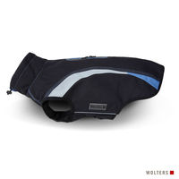 Produktbild von Wolters Regenjacke Xtra Strong aus Nylon in Schwarz/Riverside Blue wasserdicht