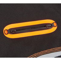 Produktbild von Wolters Regenjacke Xtra Strong für Hunde aus Nylon wasserdicht Schwarz Neon Orange Größe 46