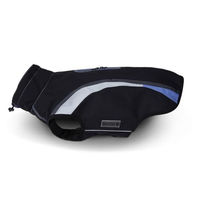 Produktbild von WOLTERS Regenjacke Xtra Strong wasserdicht aus Nylon Schwarz/Blau für kleine Hunde