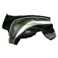Produktbild von Wolters Regenmantel Dogz Wear für Hunde schwarz grau 80 cm waterproof