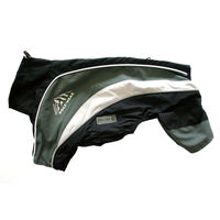 Produktbild von Wolters Regenmantel Dogz Wear für Hunde schwarz grau waterproof
