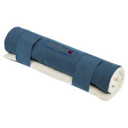 Wolters Reisedecke Vagabund Hundedecke mit Schaffell-Imitation petrol 100 x 75 cm – Bild 1 von 1