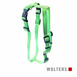 Produktbild von Wolters Sicherheitsgeschirr für kleine Hunde aus Nylon in Grün Größe M