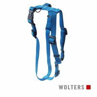 Produktbild von Wolters Sicherheitsgeschirr Soft & Safe für Hunde aus Nylon in Türkis Blau Größe XL