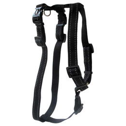 Produktbild von Wolters Sicherheitsgeschirr Soft & Safe für Hunde aus Nylon Schwarz Größe L