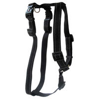 Produktbild von Wolters Sicherheitsgeschirr Soft & Safe für Hunde aus Nylon Schwarz Größe L
