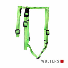 Produktbild von Wolters Sicherheitsgeschirr Soft & Safe No Escape Panikgeschirr aus Nylon Grün Größe XL