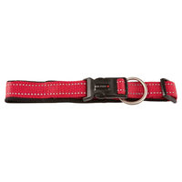 Produktbild von Wolters Soft & Safe Hundehalsband reflektierend cayenne schwarz