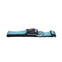 Produktbild von Wolters Soft & Safe Hundehalsband reflektierend Neopren aqua/schwarz XL 45-50 cm x 30 mm