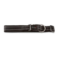 Produktbild von Wolters Soft & Safe Hundehalsband reflektierend schwarz XXL aus Nylon