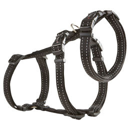 Produktbild von Wolters Soft & Safe No Escape Panikgeschirr für kleine Hunde aus Nylon Schwarz Größe S