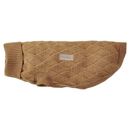 Produktbild von Wolters Strickpullover Diamond Braun mit einer Rückenlänge von 40 cm