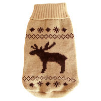 Produktbild von Wolters Strickpullover Elch für kleine bis mittelgroße Hunde in Beige und Braun