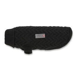 Wolters Strickpullover Isolde für kleine und mittlere Hunde in Schwarz – Bild 1 von 2