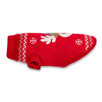 Produktbild von WOLTERS Strickpullover Rudi für Hunde in Rot mit 45 cm Rückenlänge
