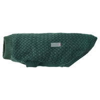 Produktbild von Wolters Strickpullover Square Hundepullover Piniengrün 40 cm