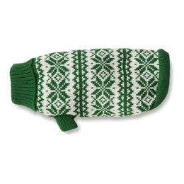Produktbild von Wolters Strickpullover Thore für Hunde in Grün Weiß Größe 50 cm