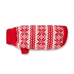 Wolters Strickpullover Thore für kleine Hunde in Rot/Weiß mit 50 cm Rückenlänge – Bild 1 von 2