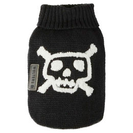 Wolters Strickpullover Totenkopf für Hunde Schwarz Weiß Rückenlänge 45 cm – Bild 1 von 8