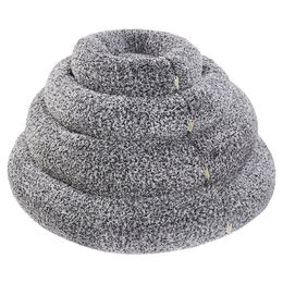 Wolters Sweet Dreams Hundebett aus Polyester in Salt/Pepper Grau-Schwarz Größe M mit OEKO-TEX Standard – Bild 1 von 2