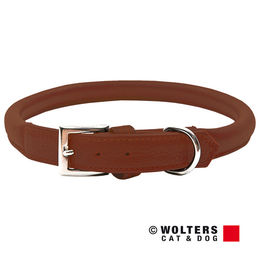 Produktbild von Wolters Terravita Halsband aus Leder in Braun mit Kokosnuss-Optik 65 cm