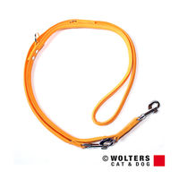 Produktbild von Wolters Terravita Leder Führleine für Hunde Mango Gelb Orange 200 cm 12 mm