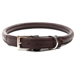 Produktbild von Wolters Terravita Lederhalsband rund Kastanie Braun 55 cm