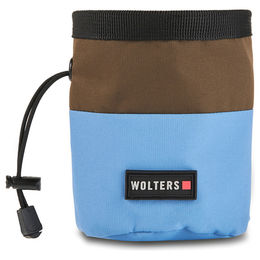 WOLTERS Upcycling Futterbeutel für Hunde aus Stoff Blau/Beige Größe M – Bild 1 von 4