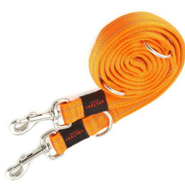 Wolters Vario Soft Führleine aus Gurtband Gr. XL 200cm x 25mm Orange – Bild 1 von 2
