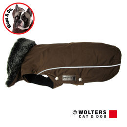Produktbild von Wolters Winterjacke Amundsen für Hunde in Kastanie Braun aus Polyester wasserdicht