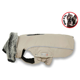 Produktbild von Wolters Winterjacke Amundsen für Hunde wasserdicht beige Rückenlänge 42 cm