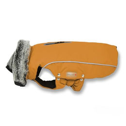 Produktbild von Wolters Winterjacke Amundsen Hundewintermantel wasserdicht Fleece Orange Gr. 32 (31-33 cm)