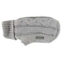 Produktbild von Wolters Zopf-Strickpullover für kleine Hunde in Silber - 1 Stk.