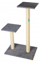 Wonder Craft Kratzbaum aus Holz mit Sisal und Liegeplatz mit 2 Ebenen – Bild 1 von 1
