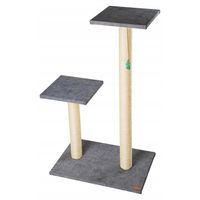 Produktbild von Wonder Craft Kratzbaum aus Holz mit Sisal und Liegeplatz mit 2 Ebenen