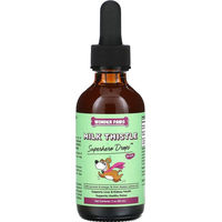 Produktbild von Wonder Paws Superhelden-Tropfen mit Mariendistel für Hunde zur Unterstützung von Leber und Nieren 60 ml - 60 ml