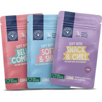 Produktbild von Woof'n'Wellness Soft Bites Funktionssnack für Senior Hunde mit Huhn und Lachs, hoher Fleischanteil, 900g - 3 x 300 g