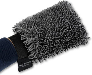 Woofstuff Hunde-Trockenhandschuh Quick Dry aus Polyester in Grau – Bild 1 von 4