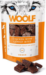 Produktbild von WOOLF Belohnungssnack Huhn mit Karotten Glutenfrei und ohne Konservierungsstoffe 100g - 100 g