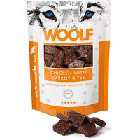 Produktbild von WOOLF Belohnungssnack Huhn mit Karotten Glutenfrei und ohne Konservierungsstoffe 100g - 100 g