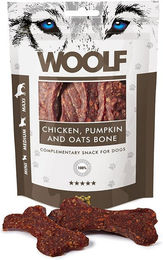 Produktbild von WOOLF Belohnungssnack Hühnerwürfel mit Kürbis und Hafer für Hunde Adult Glutenfrei 100g - 100 g