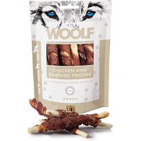 Produktbild von WOOLF Chicken And Rawhide Twister Naturkauartikel für Hunde mit Huhn glutenfrei 100g - 100 g